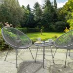 Monaco Grey Egg Chair Set Grey