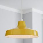 Oversized Ochre Galley Easy Fit Pendant Ochre Yellow