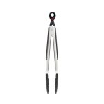 OXO Softworks Tongs with Nylon Head Black