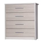 Avola Champagne 4 Drawer Chest Cream