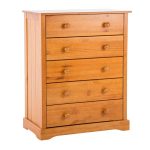 Baltic 5 Drawer Chest Natural
