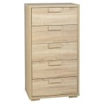 Cambourne Tall 5 Drawer Chest Natural