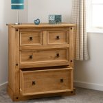 Corona Pine 4 Drawer Chest Natural