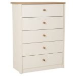Findon 5 Drawer Chest Cream (Natural)