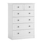Hampshire 6 Drawer Chest White
