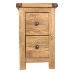 Sanford 2 Drawer Bedside Table Natural