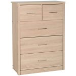 Lennon Oak 5 Drawer Chest Natural