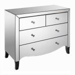 Valentina Mirrored Chest Grey