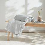 Evan 200cm x 200cm Throw Stone (Grey)