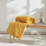 Evan 200cm x 200cm Throw Ochre