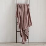 Evan 200cm x 200cm Throw Mauve