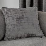 Ruben Grey Velvet Cushion Grey