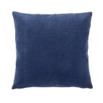Velour Indigo Cushion Indigo (Blue)