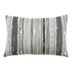 Large Isabella Charcoal Rectangular Cushion Charcoal
