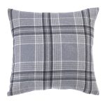 Blakeney Grey Check Cushion Grey