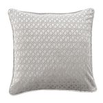 Geo Hexagon Silver Cushion Silver
