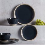 Maritime 12 Piece Navy Dinner Set Navy (Blue)
