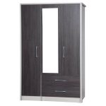 Avola Triple Combi Wardrobe Cream