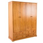 Baltic 4 Door Wardrobe Natural
