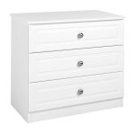 Calando 3 Drawer Chest White