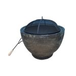 Gardeco Brasilia Clay Fire Bowl Grey