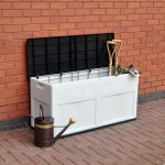 Large Garden Storage Chest White
