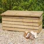 2ft x 6ft Log Chest Pine (Brown)