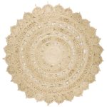 Zira Jute Round Rug Natural