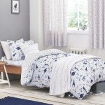 Bianca Cotton Space 100% Cotton Duvet Cover and Pillowcase Set Navy (Blue)