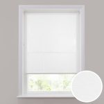 Iridescent White Sheer Roller Blind White