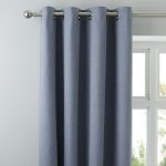 Tyla Denim Blackout Eyelet Curtains Denim (Blue)