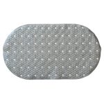 Silver Glitter Bath Mat Silver