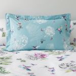 Heavenly Hummingbird Duck Egg Oxford Pillowcase Duck Egg (Blue)