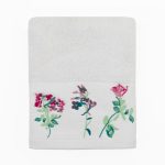 Botanical Meadow White Hand Towel White