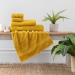 Egyptian Cotton Mustard Towel Mustard