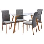 Morton 4 Seater Dining Set Natural