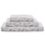 5A Fifth Avenue Broadway Silver Bath Sheet Silver