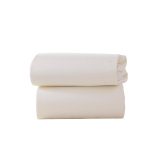 Clair de Lune Pack of 2 Fitted Cream Moses Sheets Cream