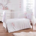 Clair de Lune Pink Stardust 3 Piece Cot Bedding Set Pink