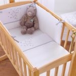 Clair de Lune White Stardust 2 Piece Crib Bedding Set White