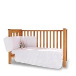 Clair de Lune Broderie Anglaise 3 Piece Cot and Cot Bed Set White