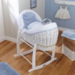 Clair de Lune Stars and Stripes White Crossover Pod with Blue Lining Blue/White