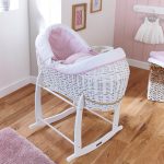 Clair de Lune Stars and Stripes White Crossover Pod with Pink Lining Pink/White