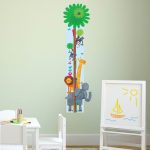 Stickerscape Jungle Height Chart Wall Sticker MultiColoured