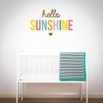 Stickerscape Hello Sunshine Wall Sticker MultiColoured