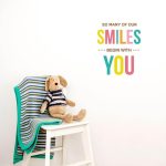 Stickerscape Our Smiles Wall Sticker MultiColoured