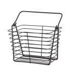 Black Wire Storage Basket Black