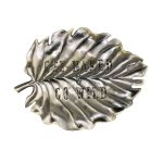 Leaf Plaque Brass Gold