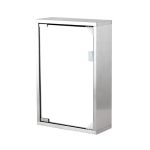 Manhattan Mirror Cabinet Silver