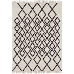 Hackney Geo Rug Black